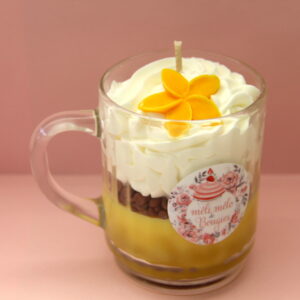 Bougie tasse vanille