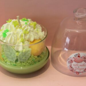 Bougie cloche parfum citron verveine