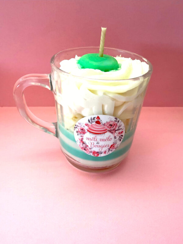 Bougie tasse parfum clean