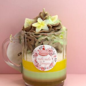 Bougie tasse noix de coco
