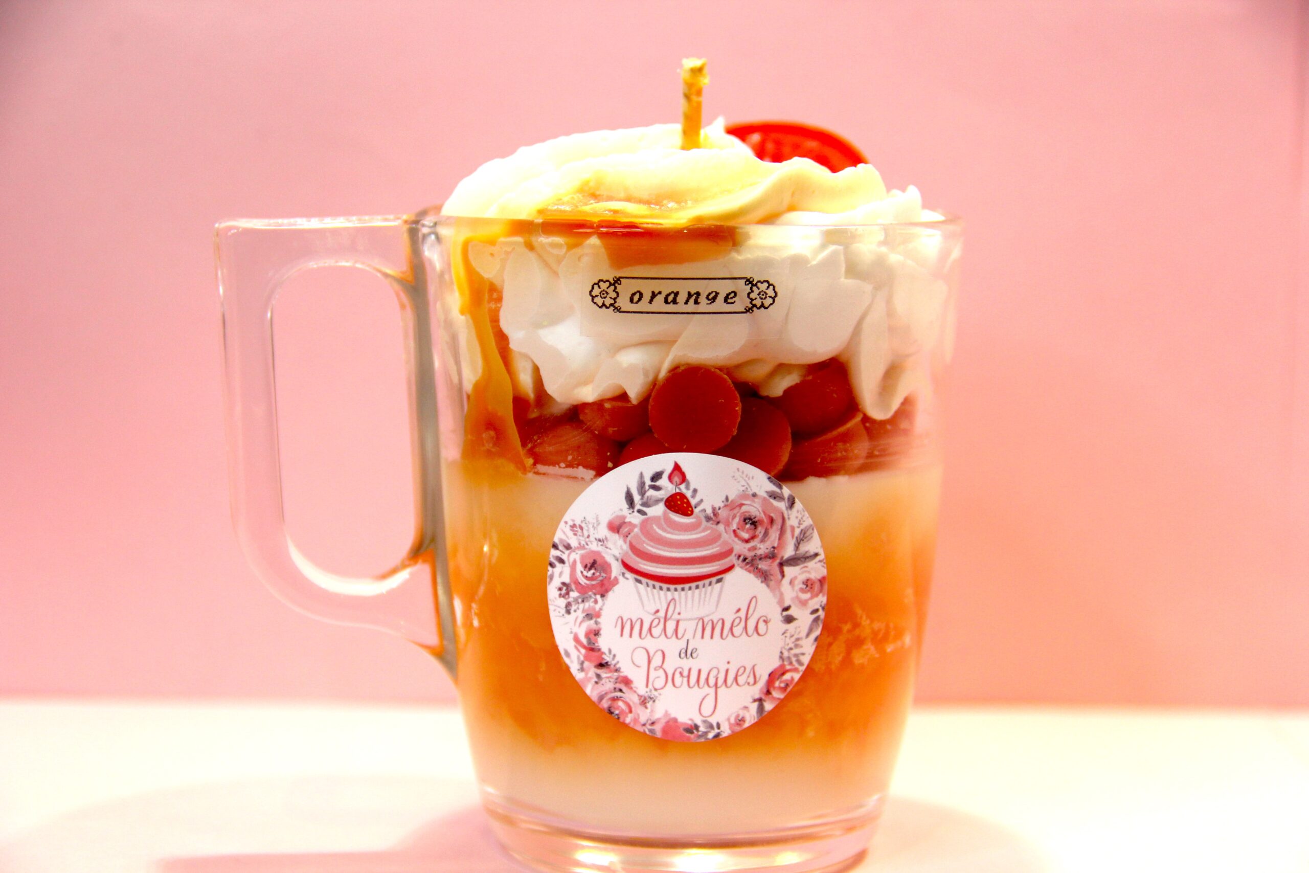 Bougie parfum orange