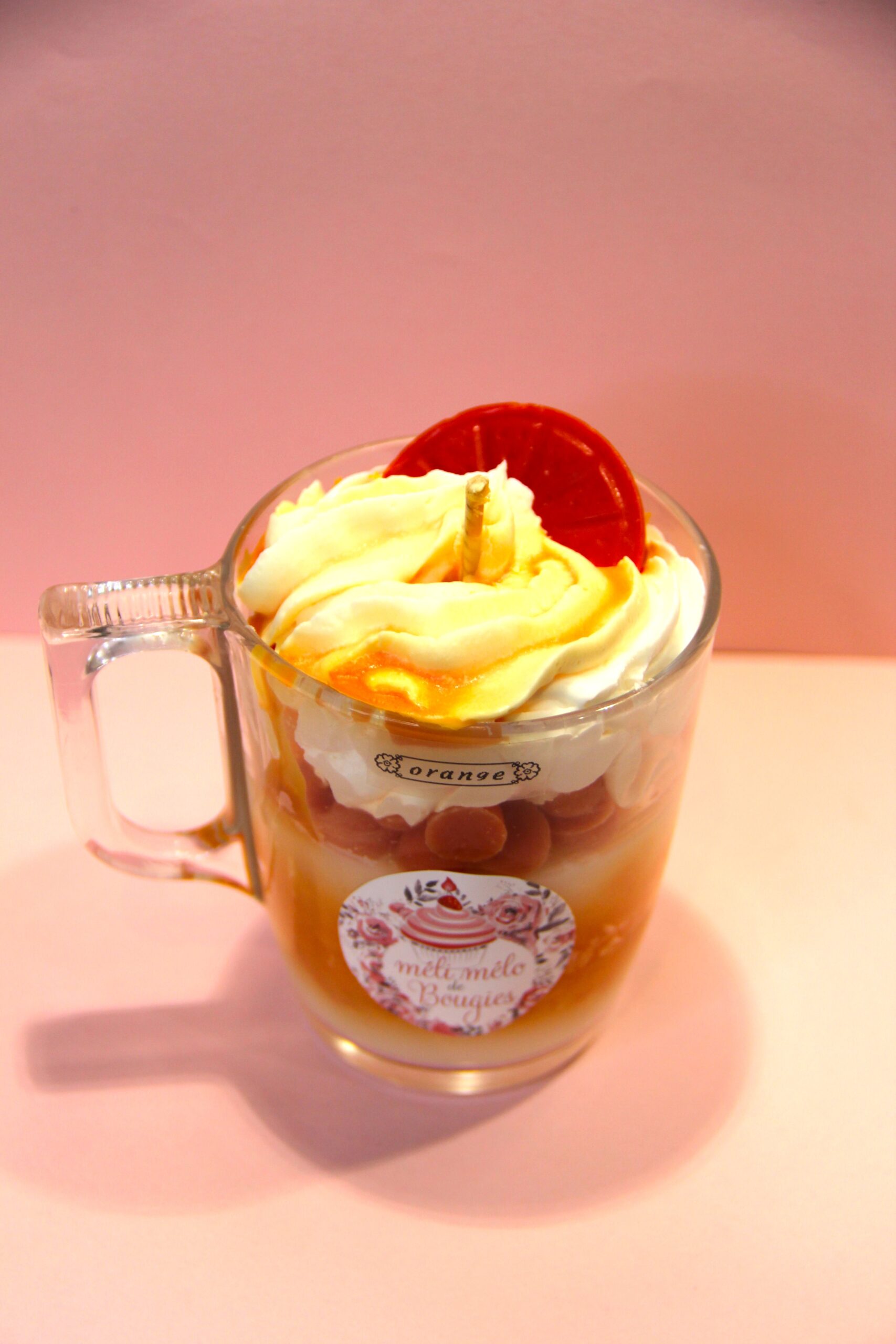 Bougie parfum orange – Image 2